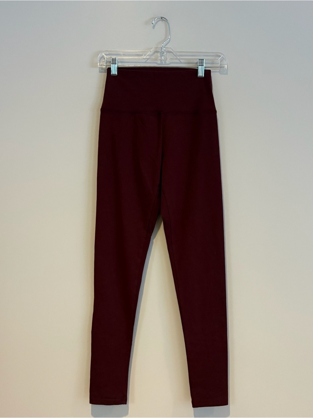 Aerie OG High-Waist Burgundy Leggings Size M